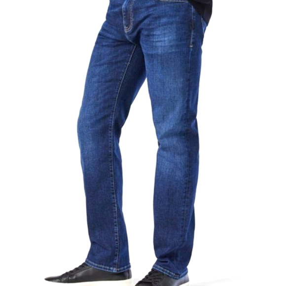 Mavi " Marcus " Straight Jeans Men's Blue Denim Jeans - Picture 3 of 16